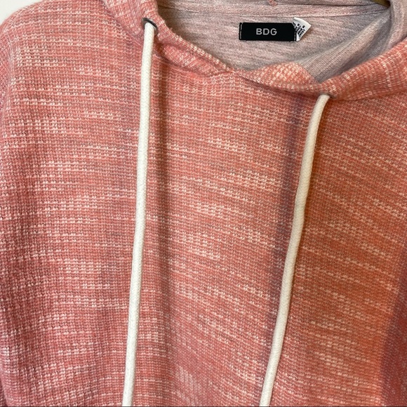 BDG Pink & White Cropped Hoodie Size XS - Picture 4 of 8